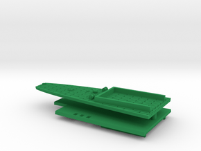 1/600 Light Carrier Seydlitz (Weser) Stern Deck in Green Smooth Versatile Plastic