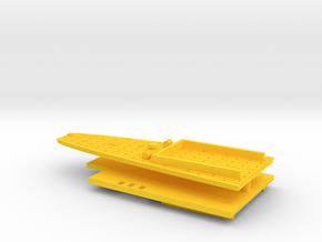 1/700 Light Carrier Seydlitz (Weser) Stern Deck in Yellow Smooth Versatile Plastic