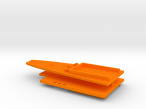 1/700 Light Carrier Seydlitz (Weser) Stern Deck in Orange Smooth Versatile Plastic