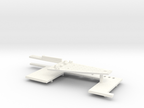 1/600 Light Carrier Seydlitz (Weser) Bow Deck in White Smooth Versatile Plastic