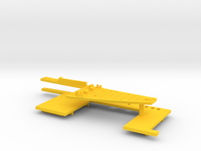 1/600 Light Carrier Seydlitz (Weser) Bow Deck in Yellow Smooth Versatile Plastic