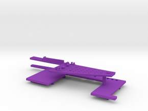 1/600 Light Carrier Seydlitz (Weser) Bow Deck in Purple Smooth Versatile Plastic