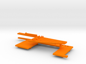 1/700 Light Carrier Seydlitz (Weser) Bow Deck in Orange Smooth Versatile Plastic