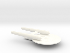 Starship C Design (2009) / 10cm - 4in in White Smooth Versatile Plastic