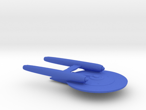 Starship C Design (2009) / 10cm - 4in in Blue Smooth Versatile Plastic