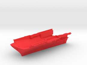 1/700 Bon Homme Richard (CVA-31) Bow Waterline in Red Smooth Versatile Plastic