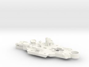 1/600 USS Nevada (1944) Level 01 in White Smooth Versatile Plastic