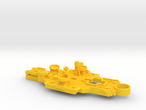 1/600 USS Nevada (1944) Level 01 in Yellow Smooth Versatile Plastic