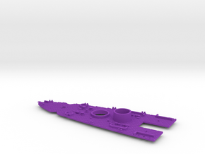 1/600 USS Nevada (1944) Stern Deck in Purple Smooth Versatile Plastic