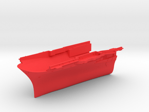 1/700 CVS-10 USS Yorktown Bow in Red Smooth Versatile Plastic