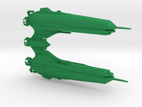 1/7000 Chargh Class in Green Smooth Versatile Plastic