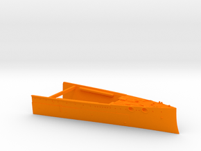 1/600 HMS Queen Mary Bow Waterline in Orange Smooth Versatile Plastic