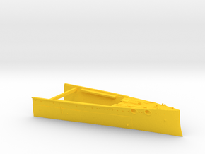 1/700 HMS Queen Mary Bow Waterline in Yellow Smooth Versatile Plastic