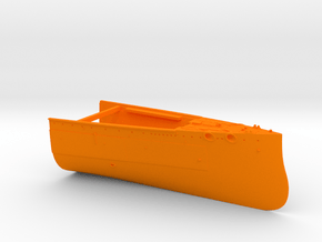 1/600 HMS Queen Mary Bow in Orange Smooth Versatile Plastic