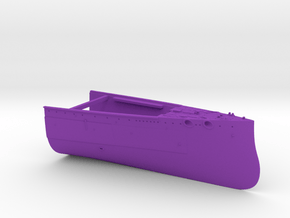 1/600 HMS Queen Mary Bow in Purple Smooth Versatile Plastic