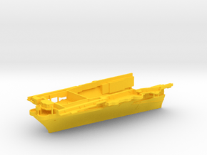 1/600 CVA-19 USS Hancock SCB27C Bow Waterline in Yellow Smooth Versatile Plastic