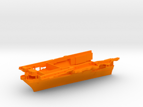 1/600 CVA-19 USS Hancock SCB27C Bow Waterline in Orange Smooth Versatile Plastic