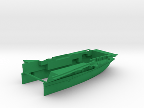 1/600 CVS-10 USS Yorktown Stern Waterline in Green Smooth Versatile Plastic