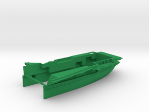 1/700 CVS-10 USS Yorktown Stern Waterline in Green Smooth Versatile Plastic