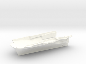 1/600 CVS-10 USS Yorktown Bow Waterline in White Smooth Versatile Plastic