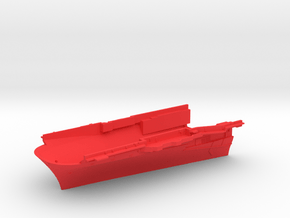 1/600 CVS-10 USS Yorktown Bow Waterline in Red Smooth Versatile Plastic