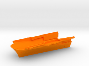 1/600 CVS-10 USS Yorktown Bow Waterline in Orange Smooth Versatile Plastic