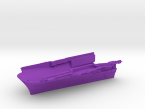 1/600 CVS-10 USS Yorktown Bow Waterline in Purple Smooth Versatile Plastic
