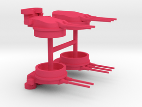 1/600 RN Giulio Cesare Main Armament in Pink Smooth Versatile Plastic