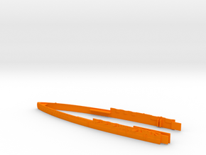 1/600 A-H Battle Cruiser Design Ia Stern in Orange Smooth Versatile Plastic