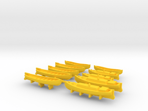 1/350 USS West Virginia (1941) Boats in Yellow Smooth Versatile Plastic