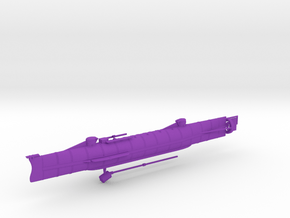 1/100 CSS H. L. Hunley in Purple Smooth Versatile Plastic