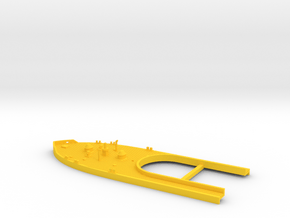 1/350 HMVS Cerberus (1870) Stern Waterline in Yellow Smooth Versatile Plastic