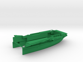 1/600 CVS-9 USS Essex Stern Waterline in Green Smooth Versatile Plastic