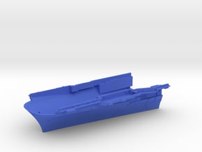 1/600 CVS-9 USS Essex Bow Waterline in Blue Smooth Versatile Plastic