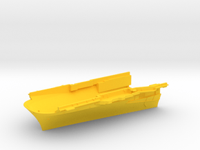 1/600 CVS-9 USS Essex Bow Waterline in Yellow Smooth Versatile Plastic