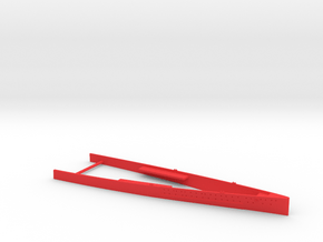 1/600 SMS Hindenburg Bow in Red Smooth Versatile Plastic