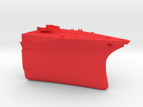 1/350 USS Idaho (1945) Bow in Red Smooth Versatile Plastic