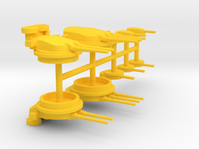 1/600 RN Giulio Cesare Armament in Yellow Smooth Versatile Plastic