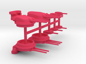 1/600 RN Giulio Cesare Armament in Pink Smooth Versatile Plastic