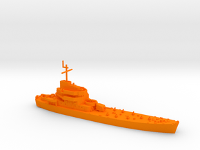 1/600 USS Carronade IFS-1 in Orange Smooth Versatile Plastic