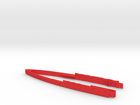 1/700 A-H Battle Cruiser Design Ib Stern in Red Smooth Versatile Plastic