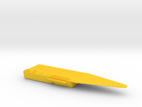 1/600 Carrier Frunze (Poltava) Flight Deck Front in Yellow Smooth Versatile Plastic