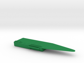 1/600 Carrier Frunze (Poltava) Flight Deck Front in Green Smooth Versatile Plastic