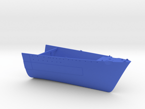 1/350 RN Genova Bow in Blue Smooth Versatile Plastic