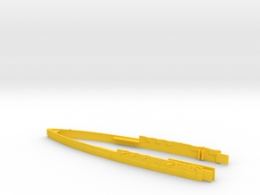1/600 A-H Battle Cruiser Design Ic Stern in Yellow Smooth Versatile Plastic