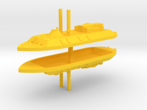 1/700 City class Ironclad (2x) in Yellow Smooth Versatile Plastic