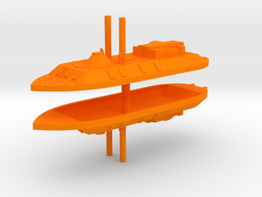 1/700 City class Ironclad (2x) in Orange Smooth Versatile Plastic