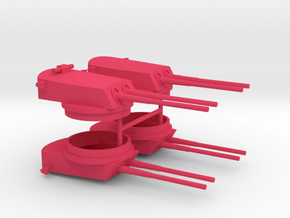 1/350 Lexington Class Main Armament in Pink Smooth Versatile Plastic