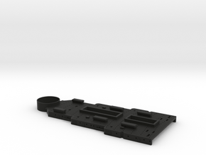 1/350 Lexington Class Casemate Deck Rear in Black Smooth Versatile Plastic