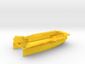 1/600 CVS-12 USS Hornet Stern Waterline in Yellow Smooth Versatile Plastic